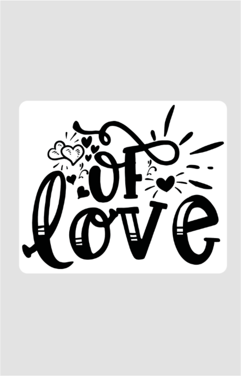 Shop Unisex Mouse Pad - Oflove online at Printnexo. High-quality print finish and fast delivery across India.