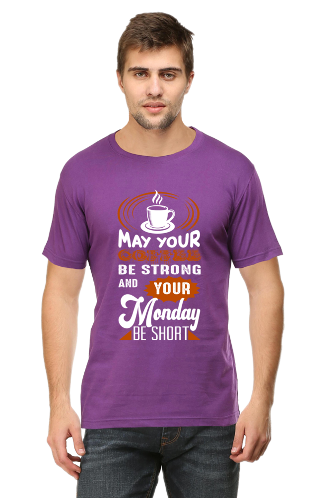 Male Classic Crew T-Shirt - Strong Coffee