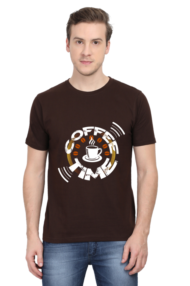 Coffee Time Men's Half Sleeve T-Shirt